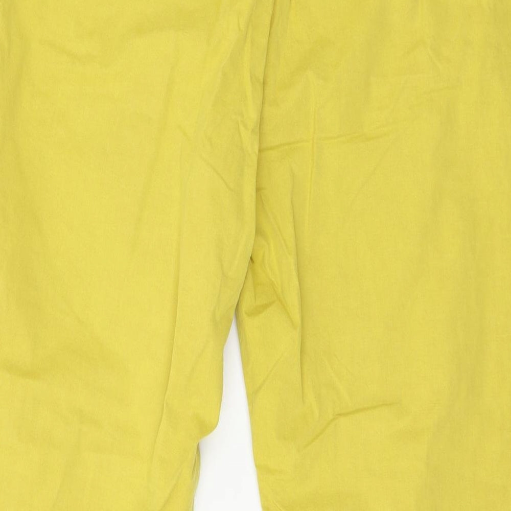 Marks and Spencer Womens Yellow   Trousers  Size 12 L25 in