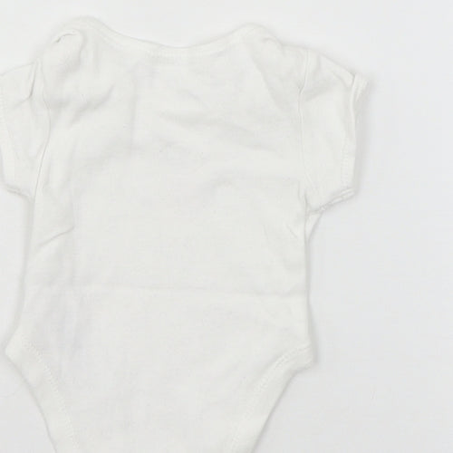Disney Baby White  Jersey Babygrow One-Piece Size 0-3 Months  - Minnie Mouse