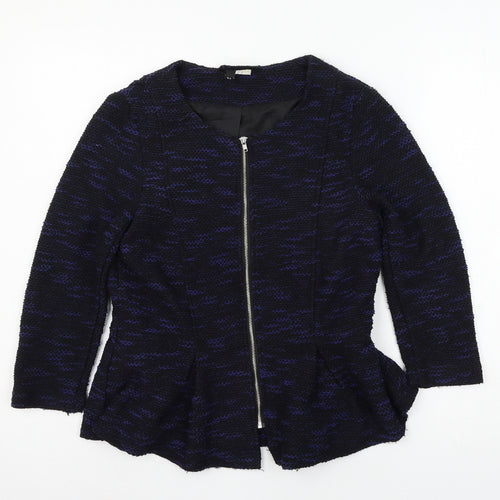Divided by H&M Womens Blue Striped  Jacket  Size 14
