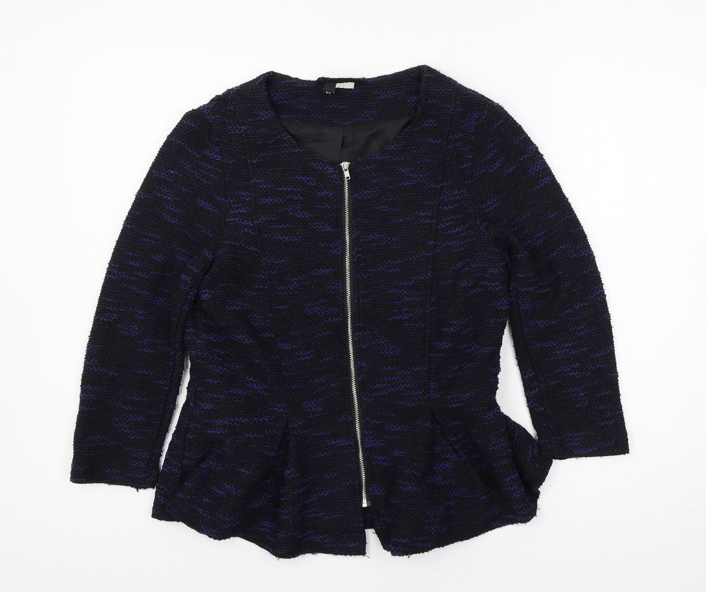 Divided by H&M Womens Blue Striped  Jacket  Size 14