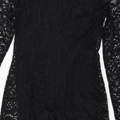 George Womens Black  Lace Bodycon  Size 12