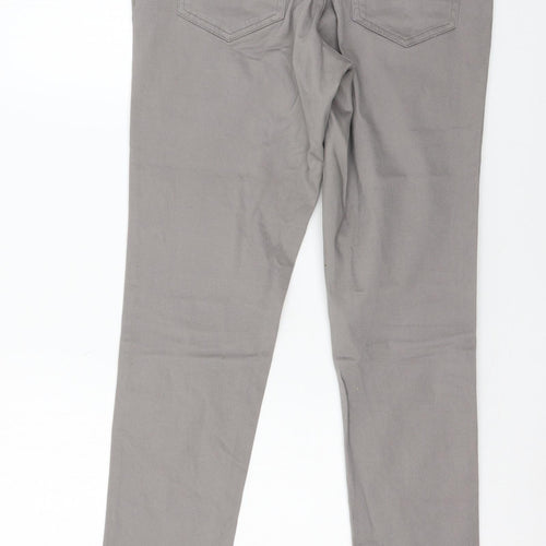 TU Womens Grey  Denim Skinny Jeans Size 12 L27 in