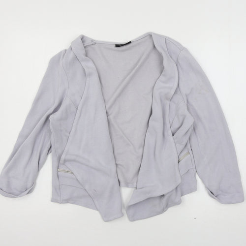 Wallis Womens Blue  Knit Cardigan Jumper Size M