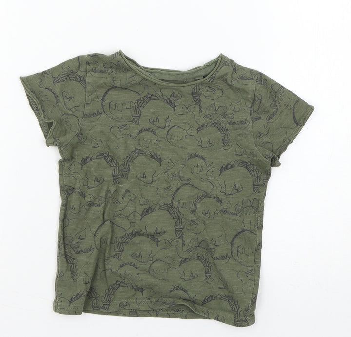NEXT Baby Green  Jersey Basic T-Shirt Size 9-12 Months  - Dinosaur