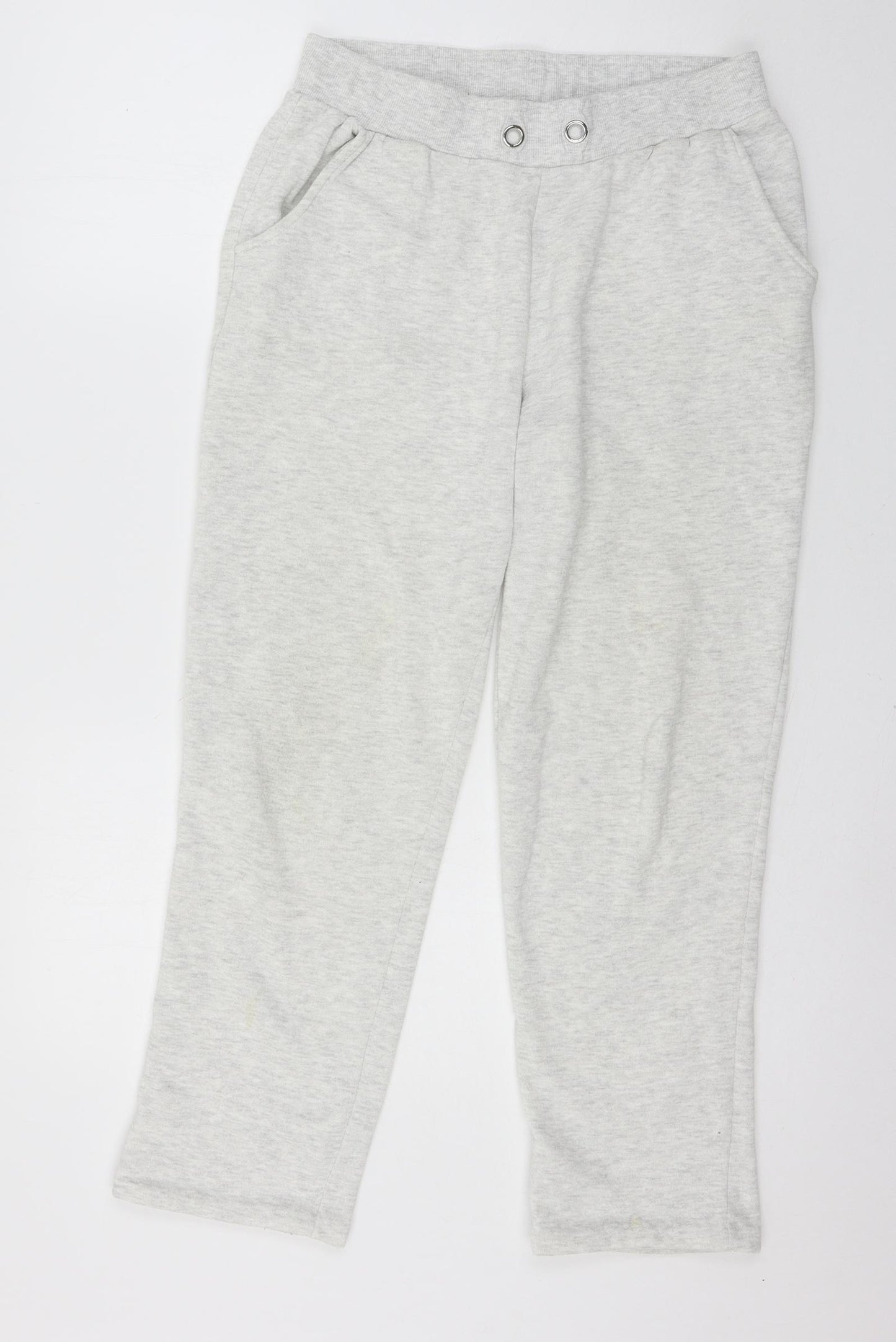 Peacocks Womens Grey  Jersey Jogger Trousers Size 10 L26 in