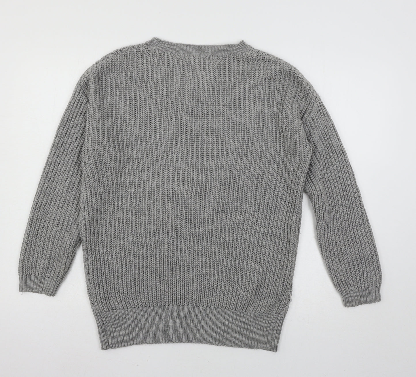 Atmosphere Womens Grey  Knit Pullover Jumper Size 10