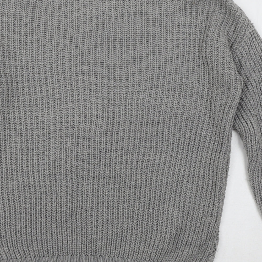 Atmosphere Womens Grey  Knit Pullover Jumper Size 10