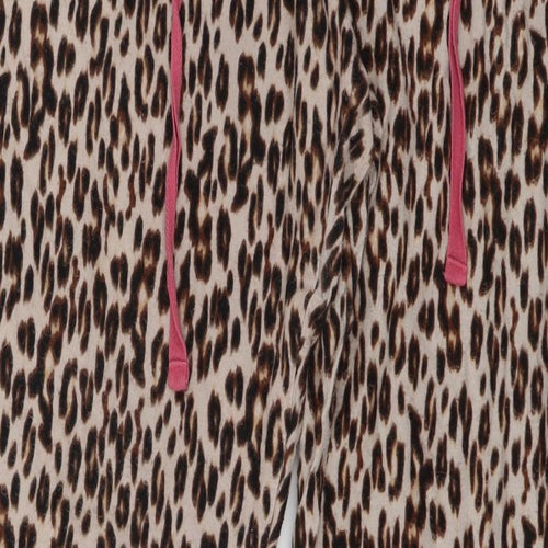 Love to Lounge Womens Brown Animal Print  Top Pyjama Top Size 14