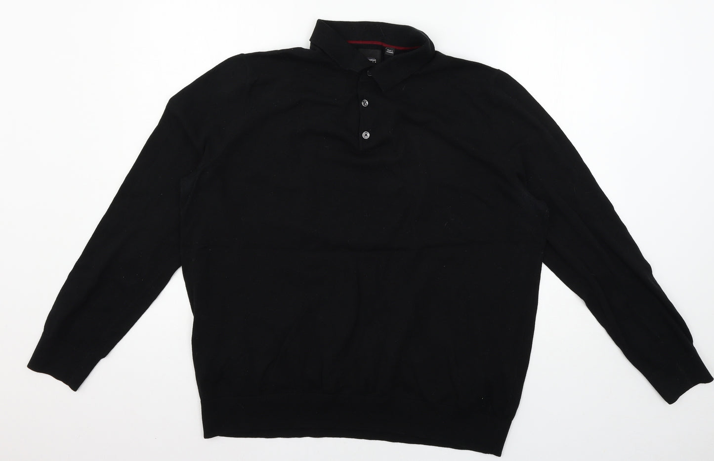 Burton Mens Black  Knit Pullover Jumper Size XL