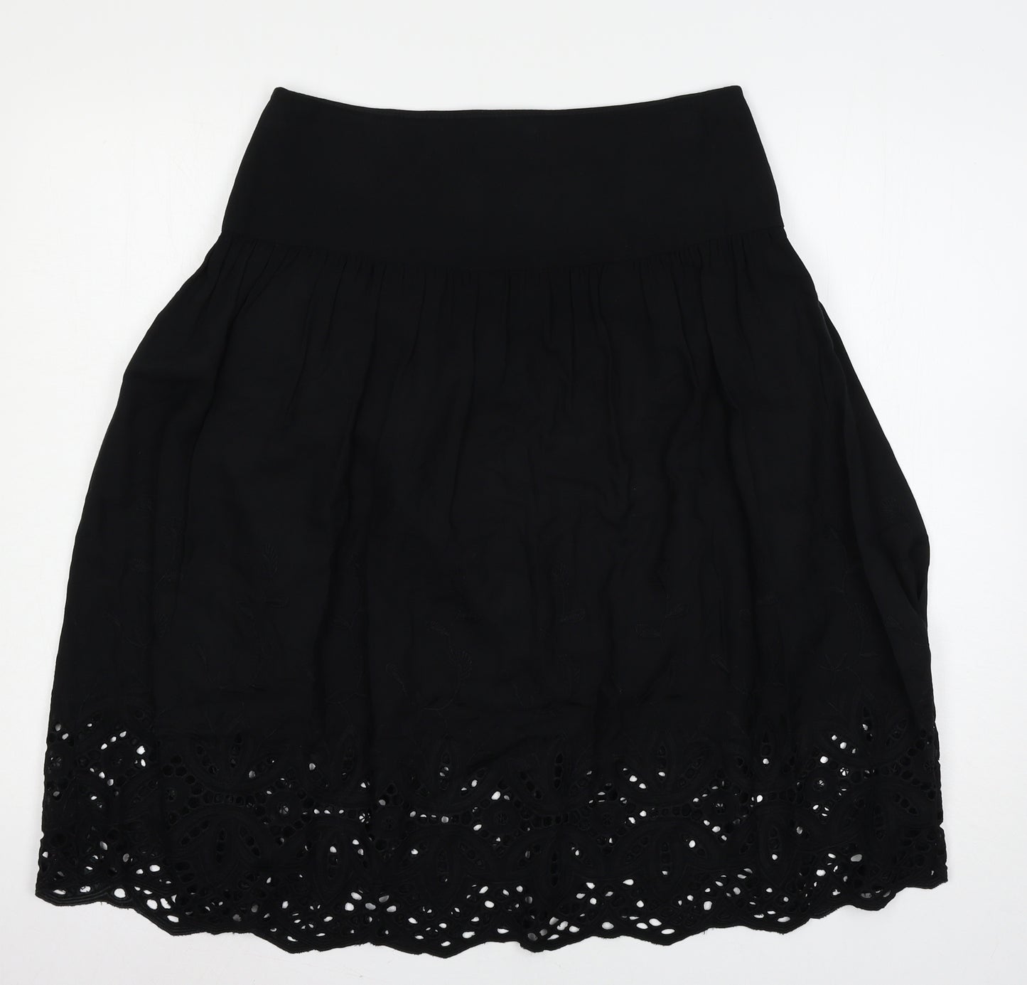 Marks and Spencer Womens Black   Flare Skirt Size 10