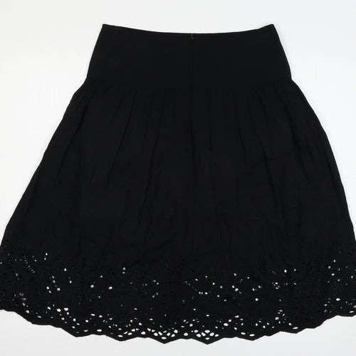 Marks and Spencer Womens Black   Flare Skirt Size 10