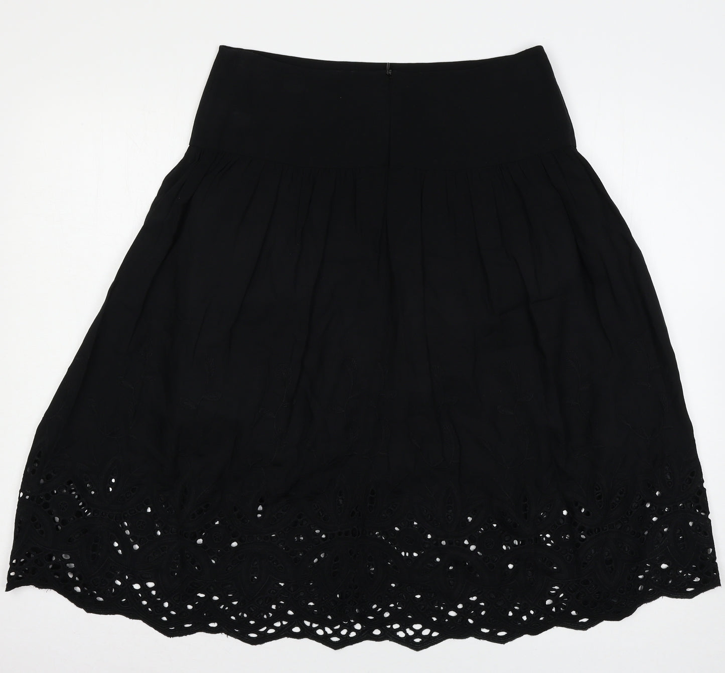 Marks and Spencer Womens Black   Flare Skirt Size 10