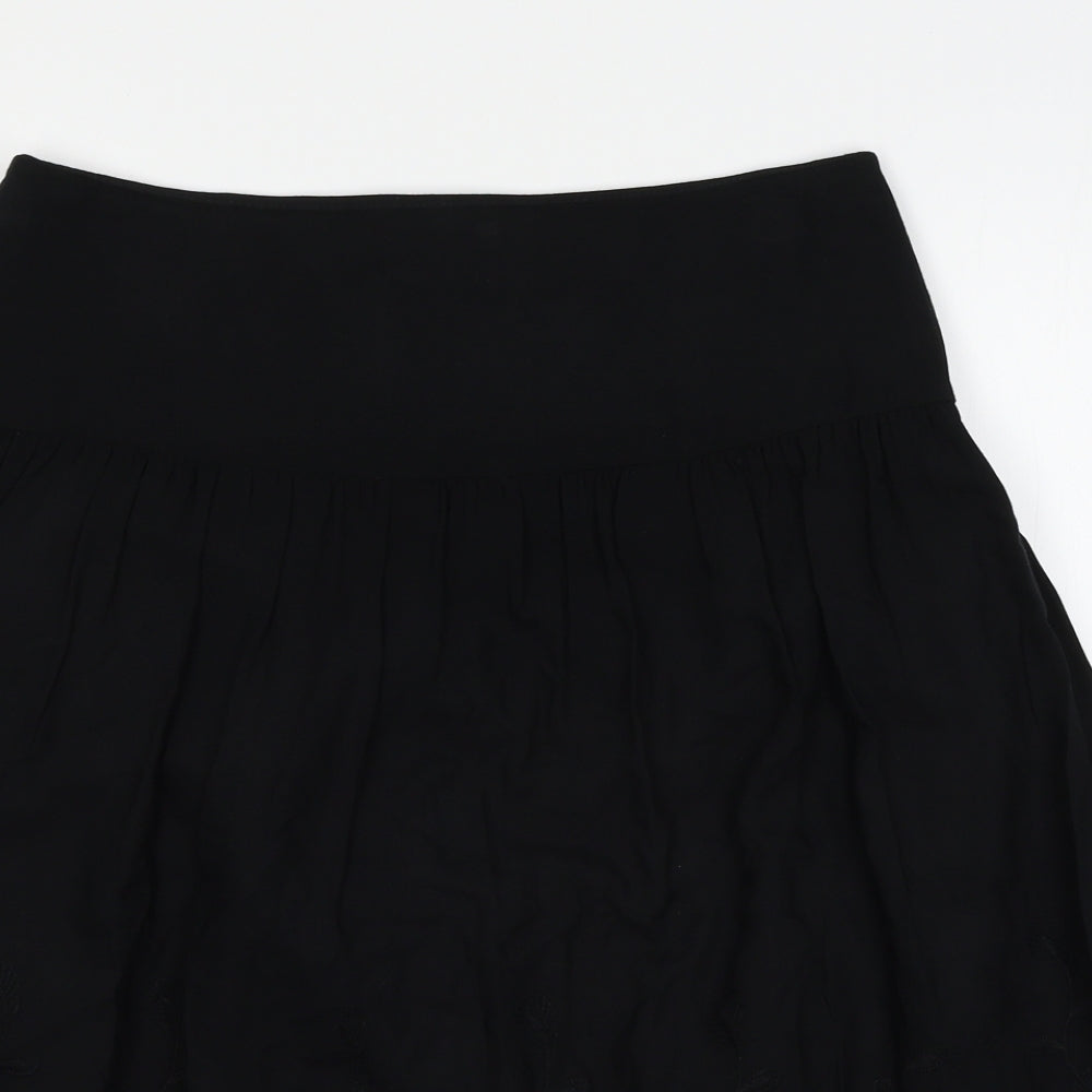 Marks and Spencer Womens Black   Flare Skirt Size 10