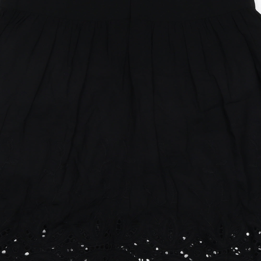 Marks and Spencer Womens Black   Flare Skirt Size 10