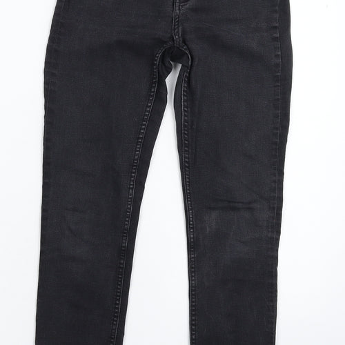 H&M Womens Black  Denim Jegging Jeans Size 6 L27 in