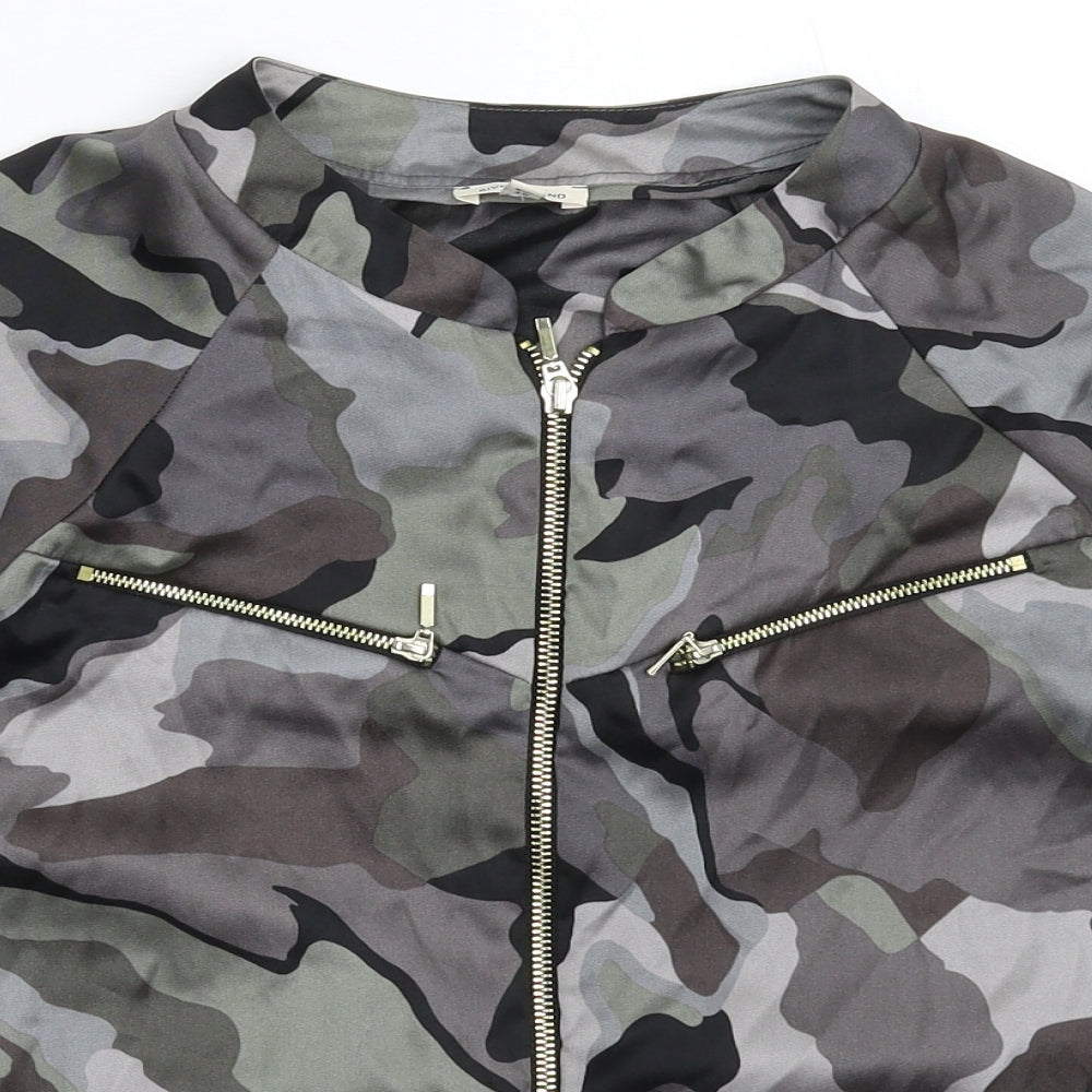 River Island Womens Multicoloured Camouflage  Jacket  Size 12