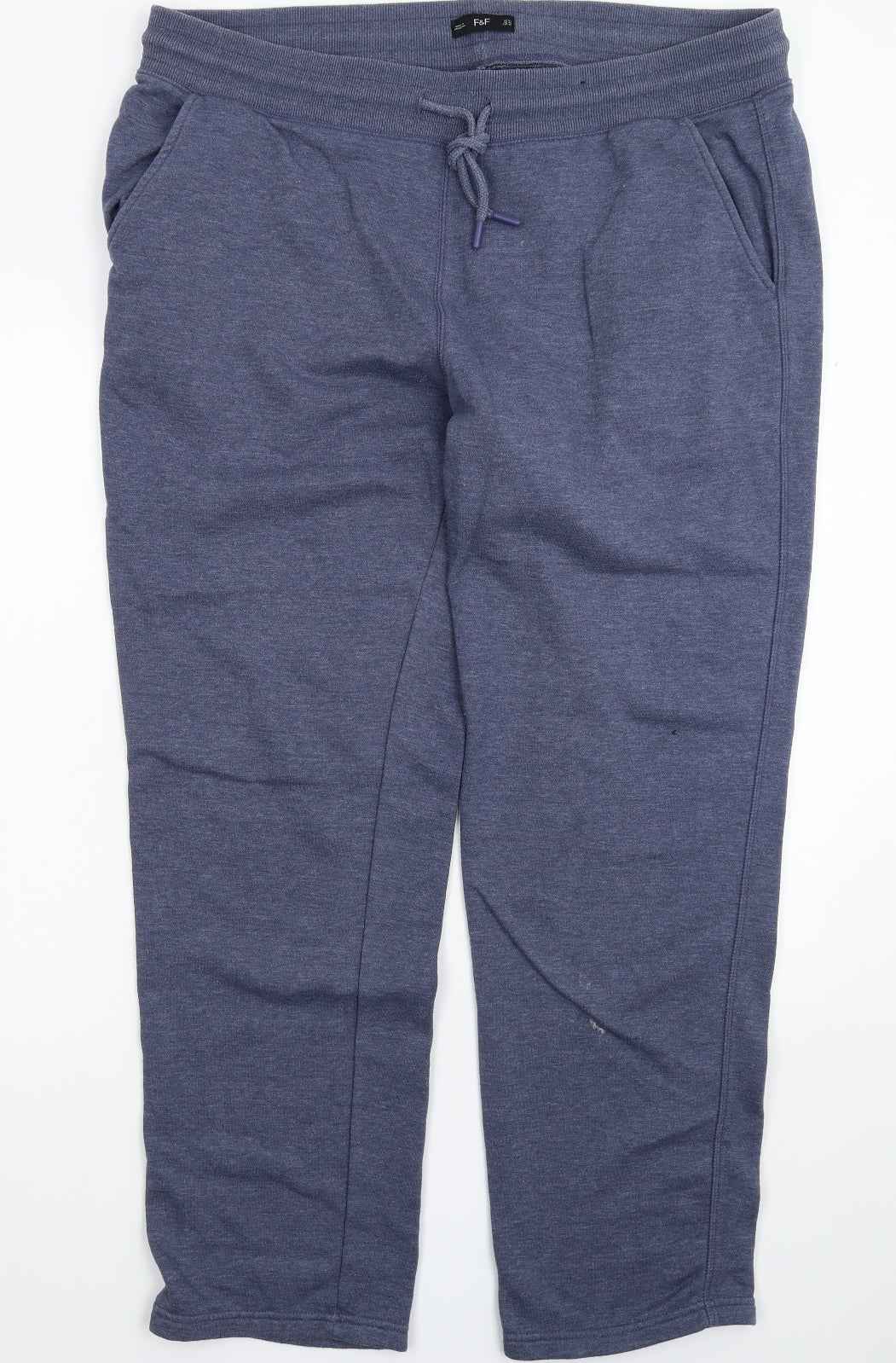 F&F Mens Blue   Sweatpants Trousers Size XL L30 in