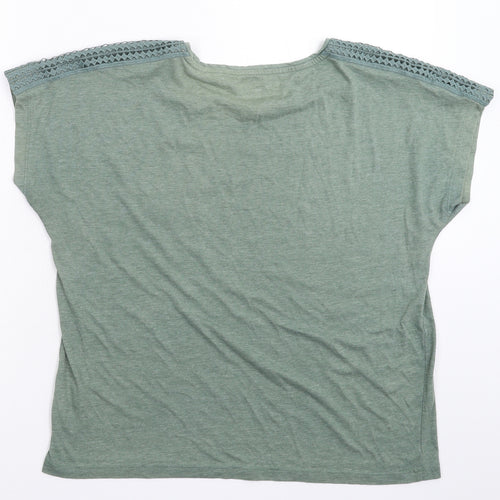 Primark Womens Green   Basic T-Shirt Size 16