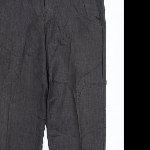 Marks and Spencer Mens Red   Dress Pants Trousers Size 34 L29 in