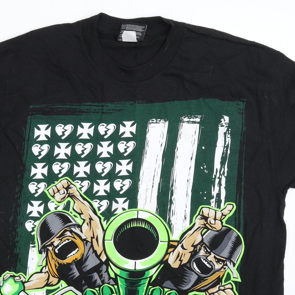 WWE Mens Black    T-Shirt Size L