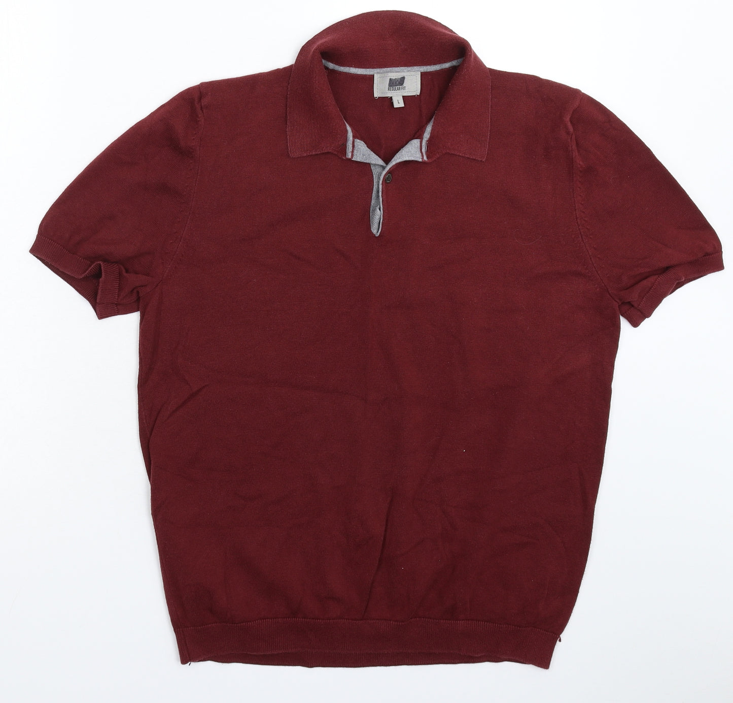 Marks and Spencer Mens Brown    Polo Size L