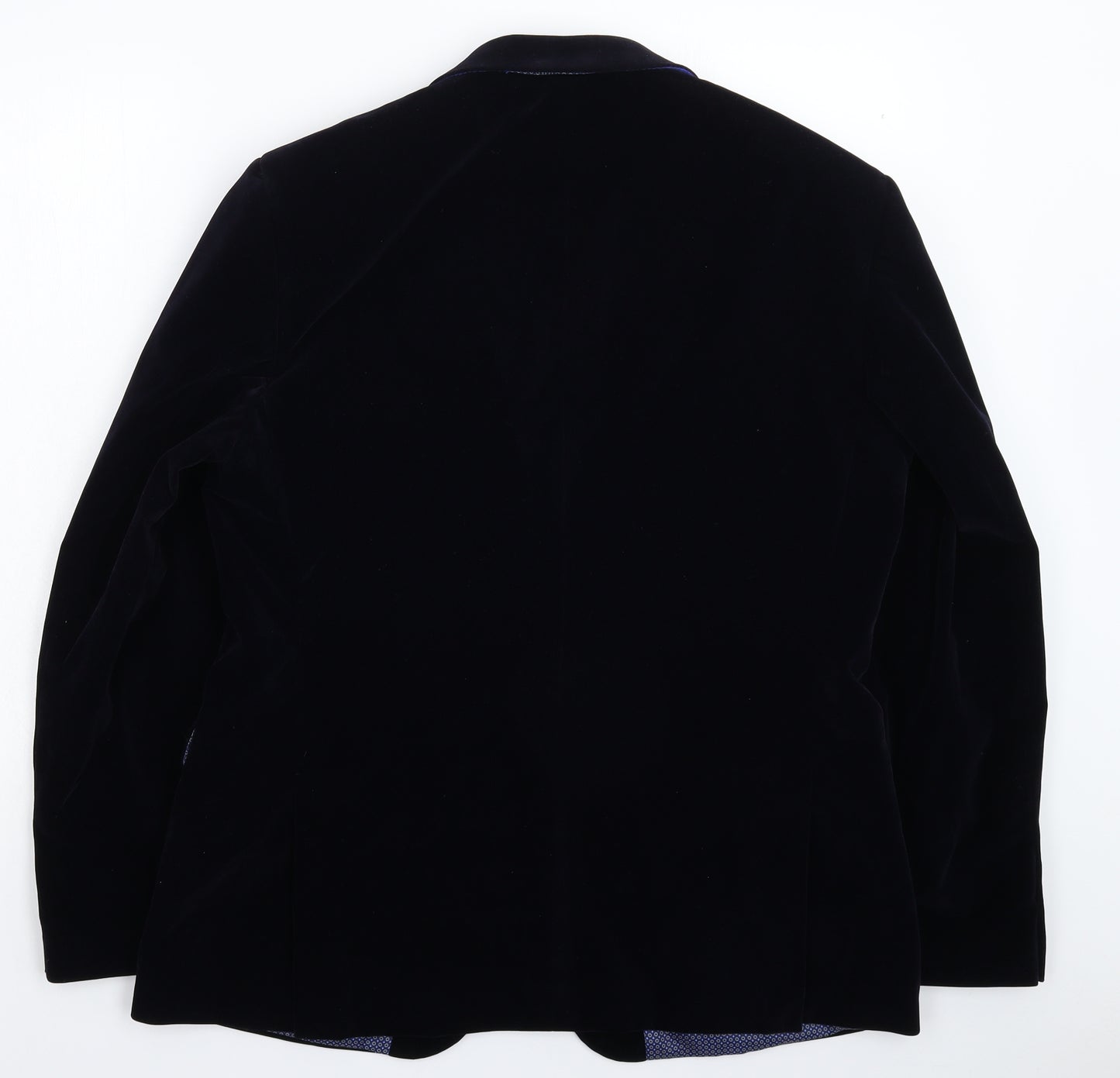 Fellini Mens Blue   Jacket Suit Jacket Size 44