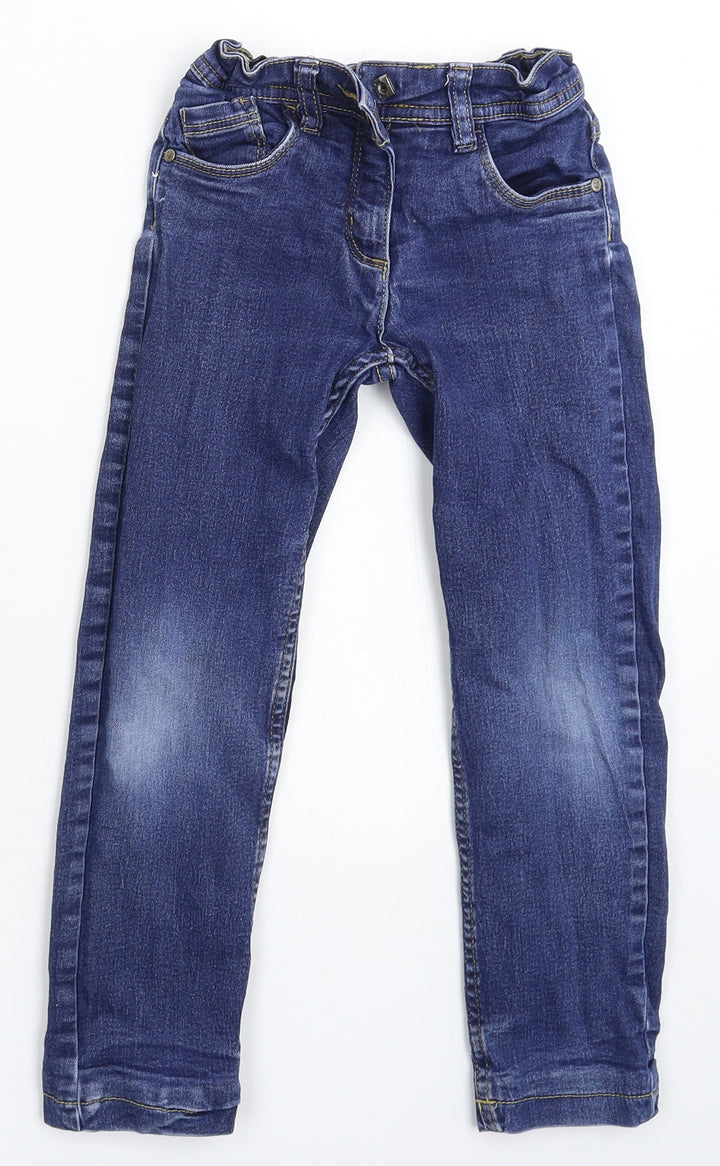 Lily & Dan Girls Blue Denim Skinny Jeans Size 5 Years