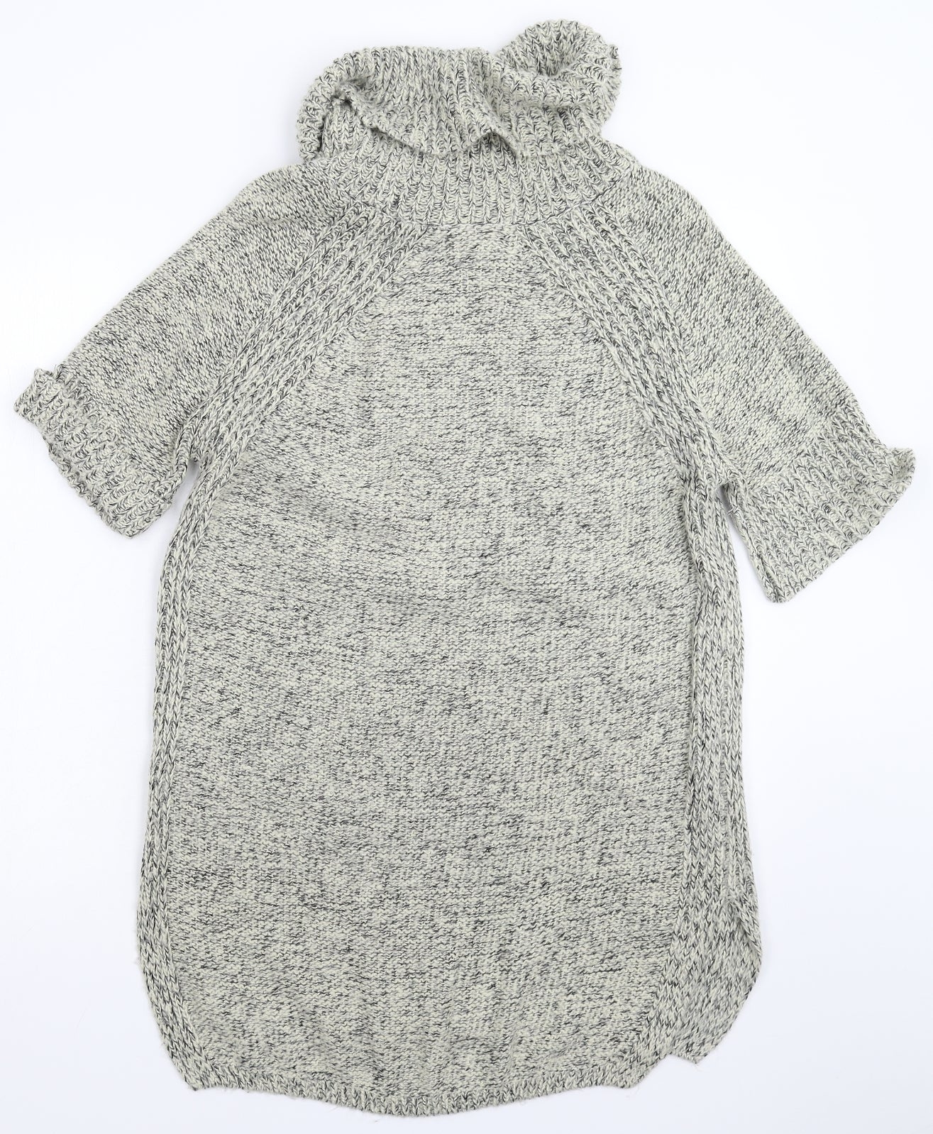 New Look Womens Grey  Knit Jumper Dress  Size L