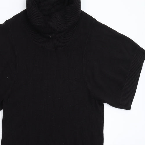 George Womens Black  Knit Jumper Dress  Size 16