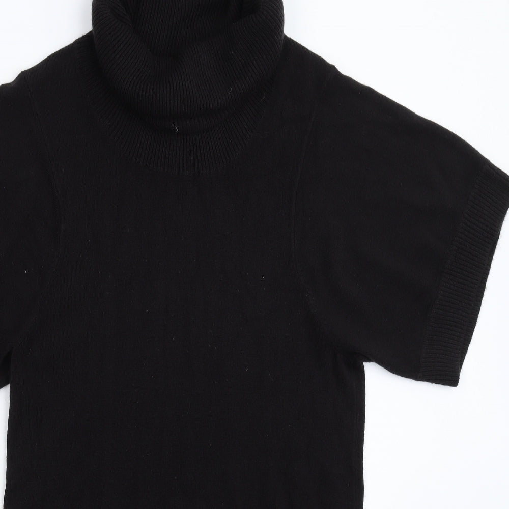 George Womens Black  Knit Jumper Dress  Size 16