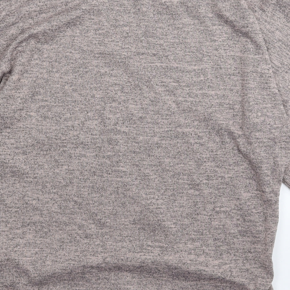 Apricot Womens Grey  Knit Basic T-Shirt Size 14