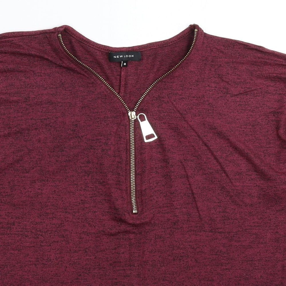 New Look Womens Brown  Knit Pullover Jumper Size M