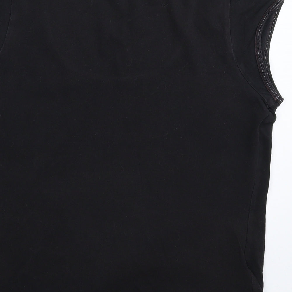 Marks and Spencer Womens Black   Basic T-Shirt Size 16
