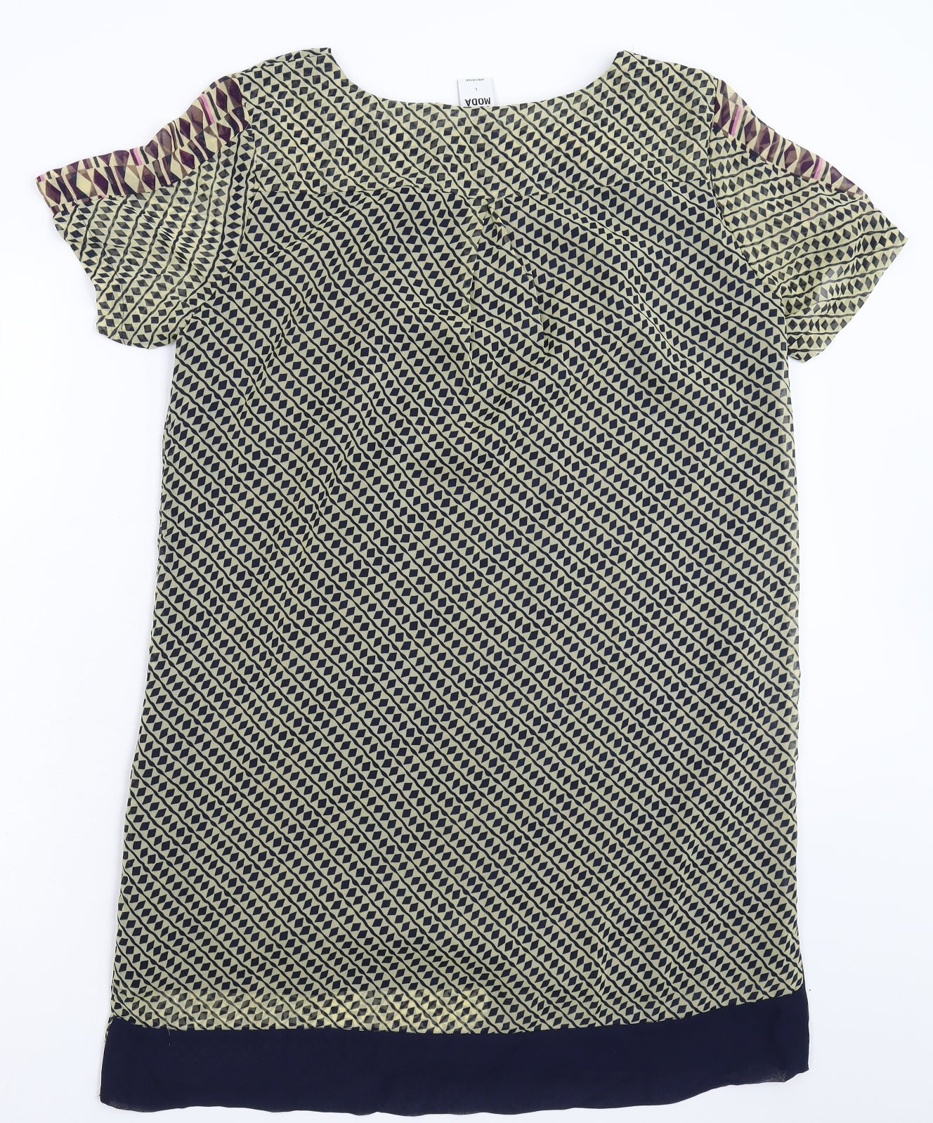 VERO MODA Womens Multicoloured Geometric  Mini  Size L