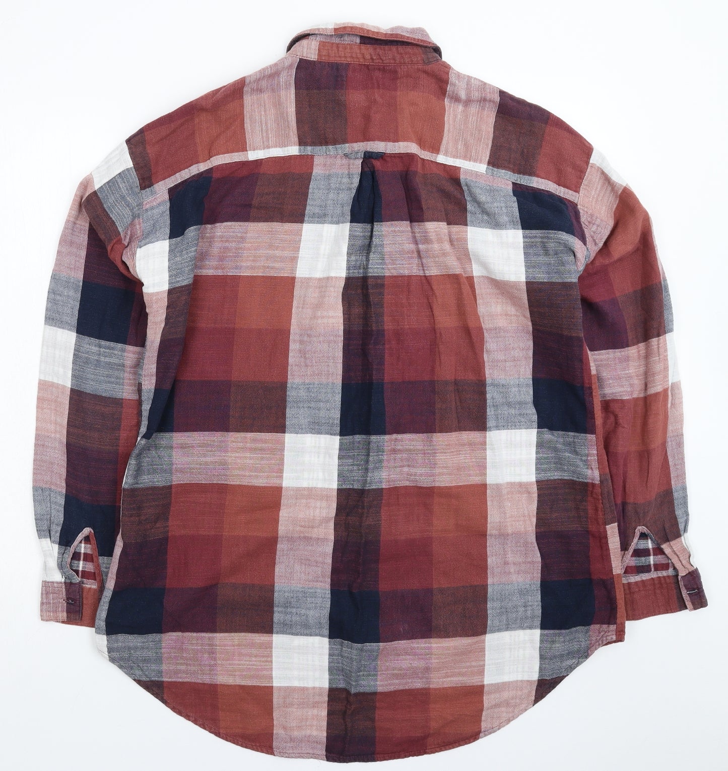 NEXT Womens Multicoloured Check  Basic Button-Up Size 16  - Oversized