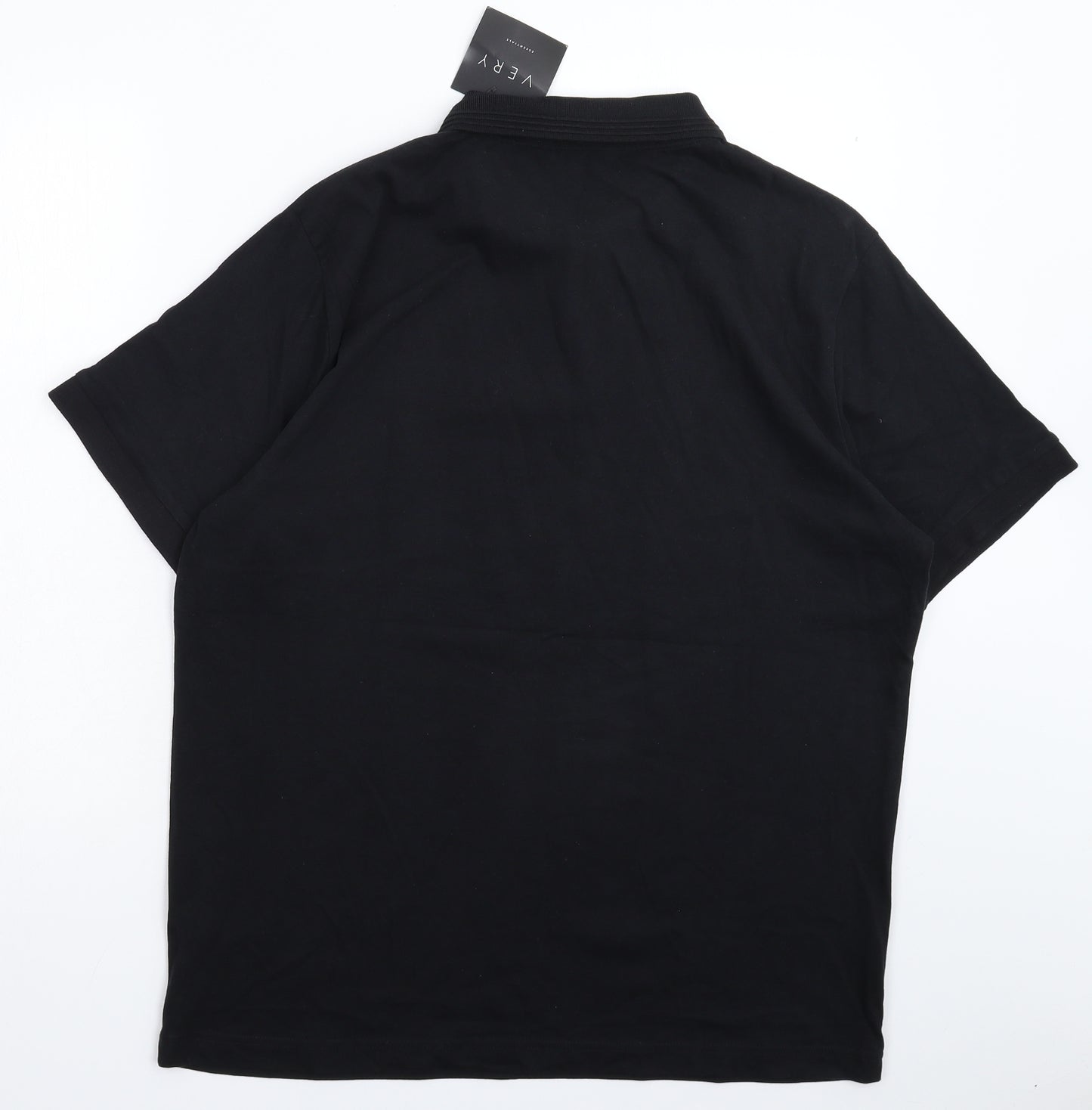 Very Mens Black    Polo Size XL