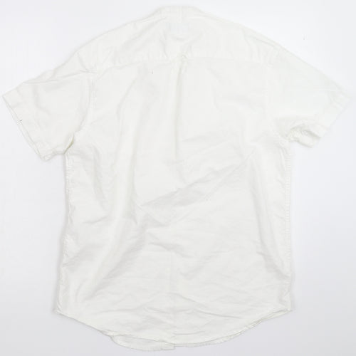 Cedar Wood State Mens White    Button-Up Size M
