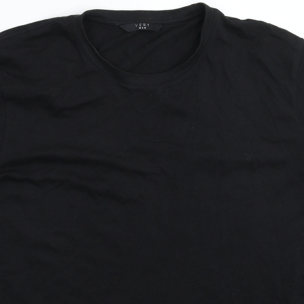 Very Mens Black    T-Shirt Size XL