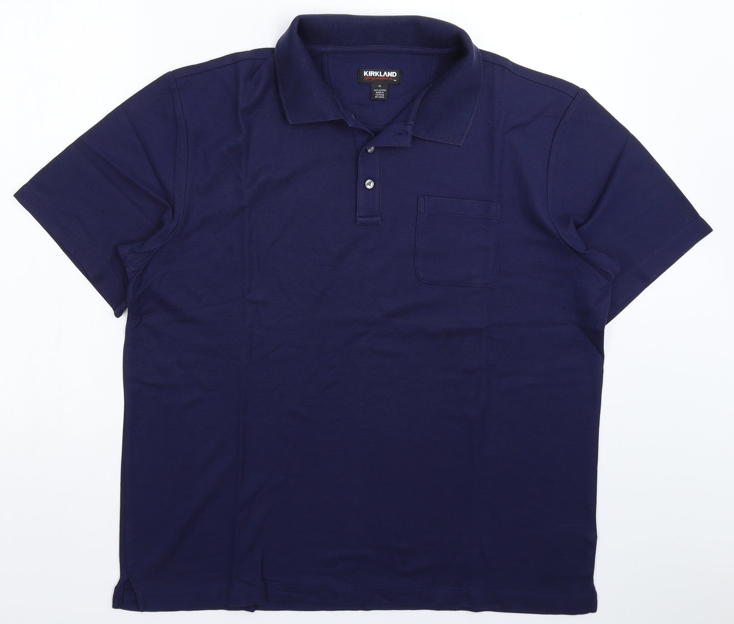 Kirkland Mens Blue    Polo Size XL
