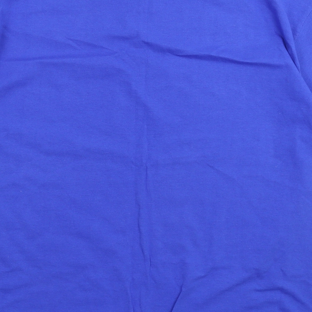 Fruit of the Loom Mens Blue    T-Shirt Size XL