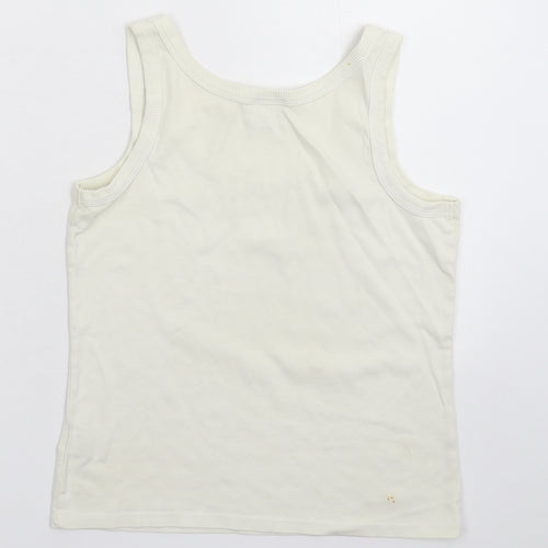 NEXT Womens White   Basic Tank Size 14