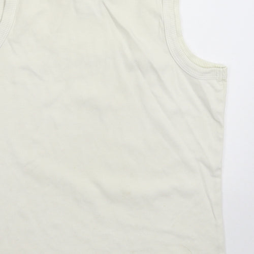 NEXT Womens White   Basic Tank Size 14