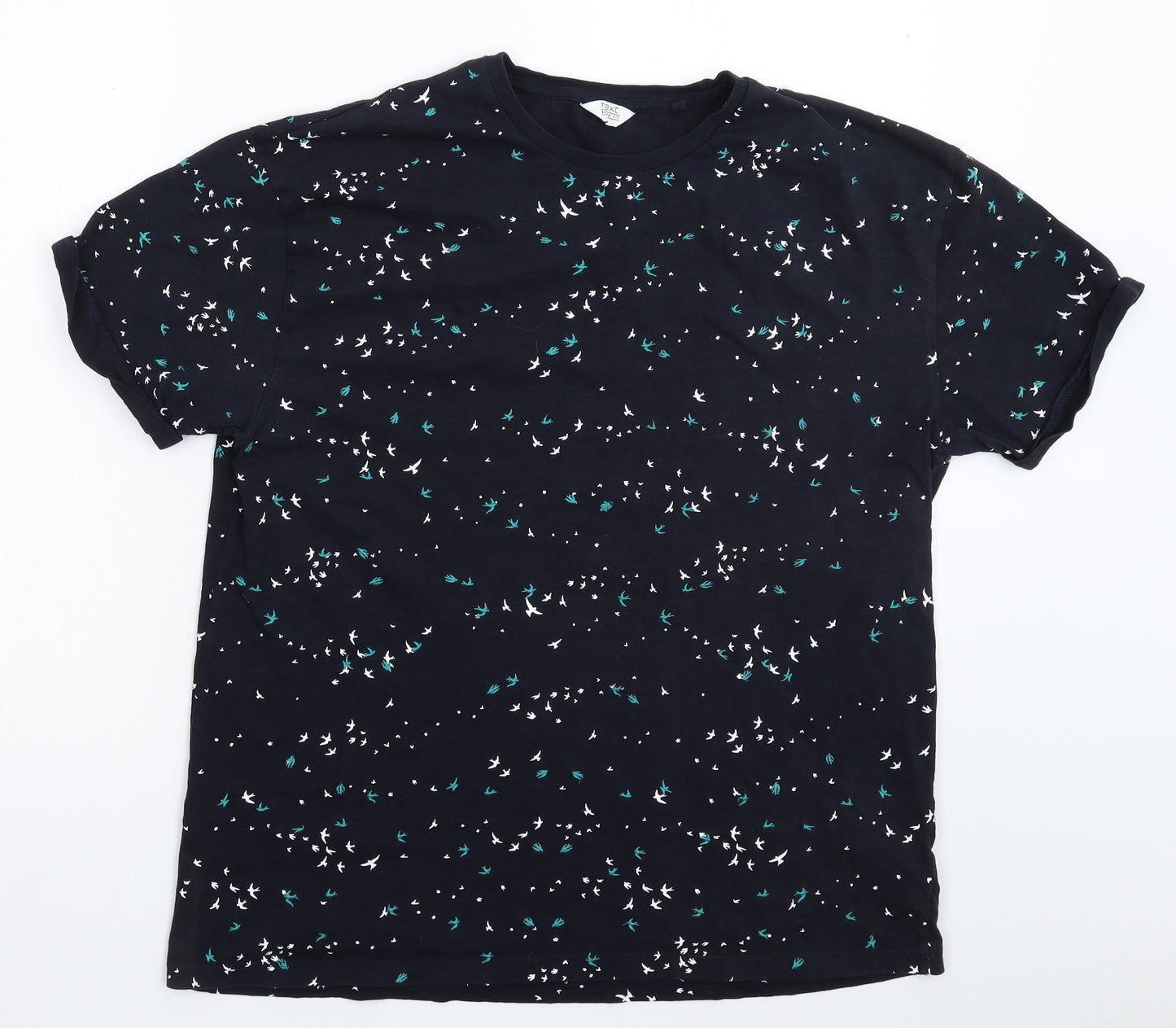 NEXT Mens Blue    T-Shirt Size XL