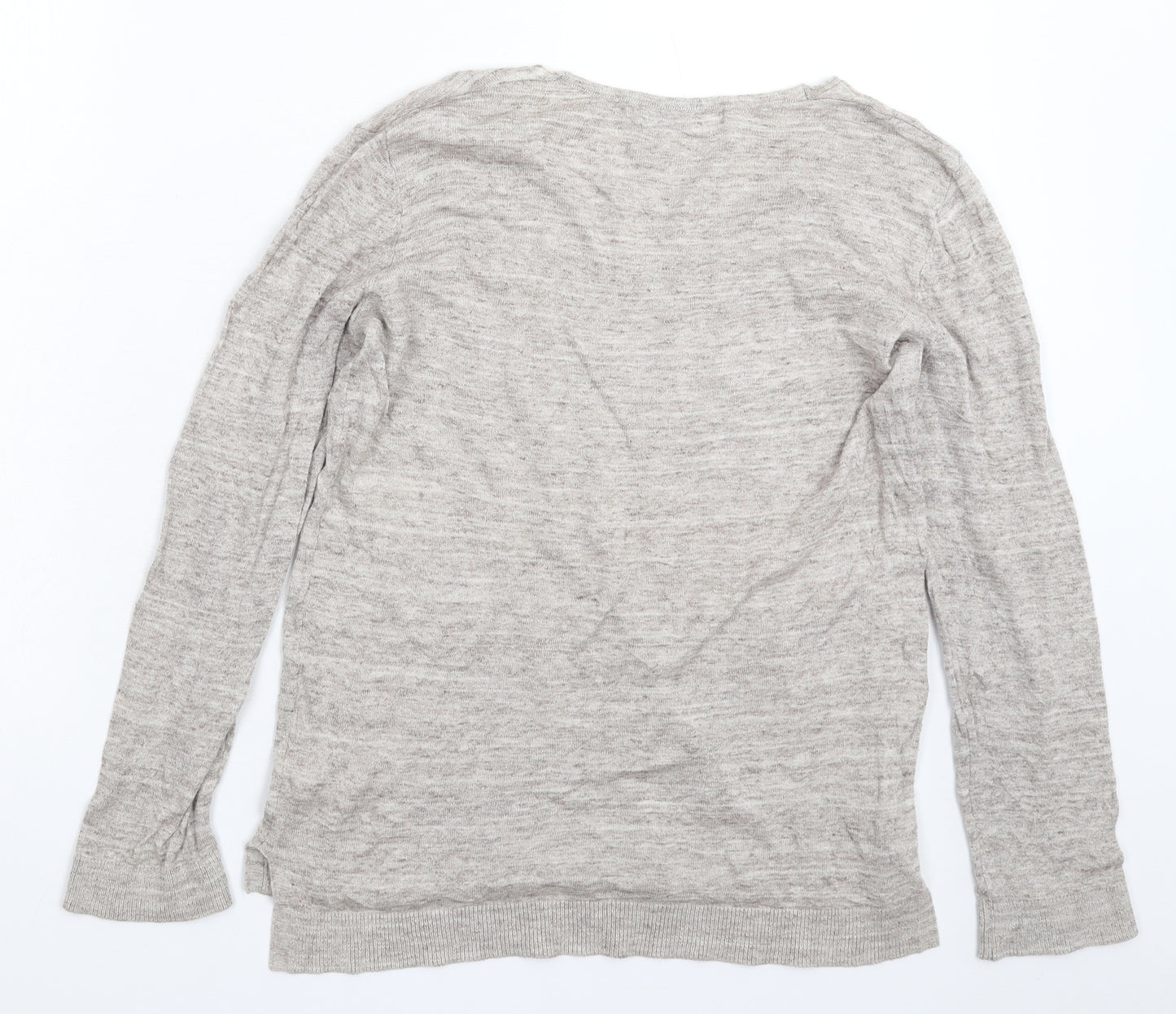 David Jones Womens Grey  Knit Pullover Jumper Size S