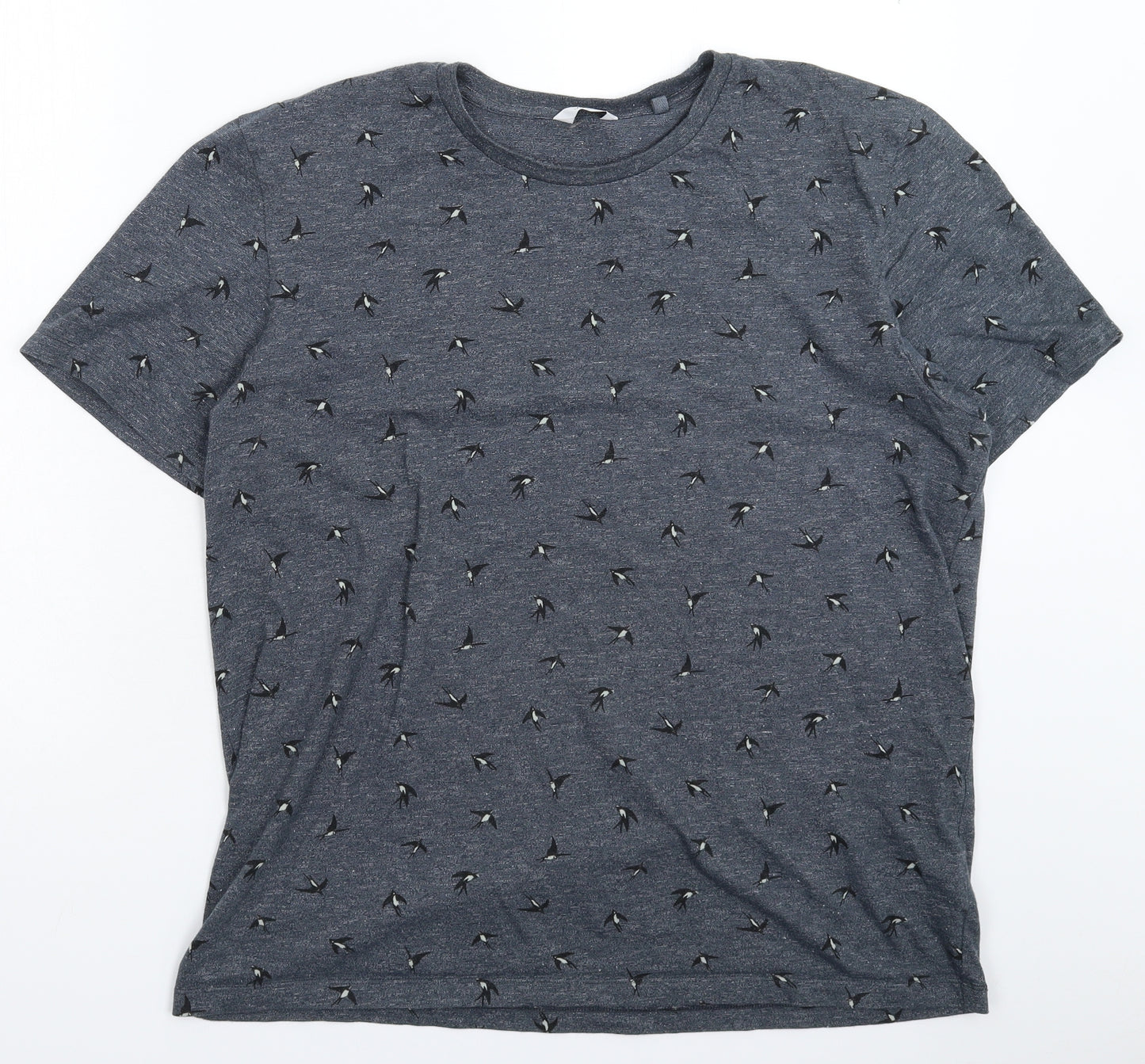 NEXT Mens Grey    T-Shirt Size XL