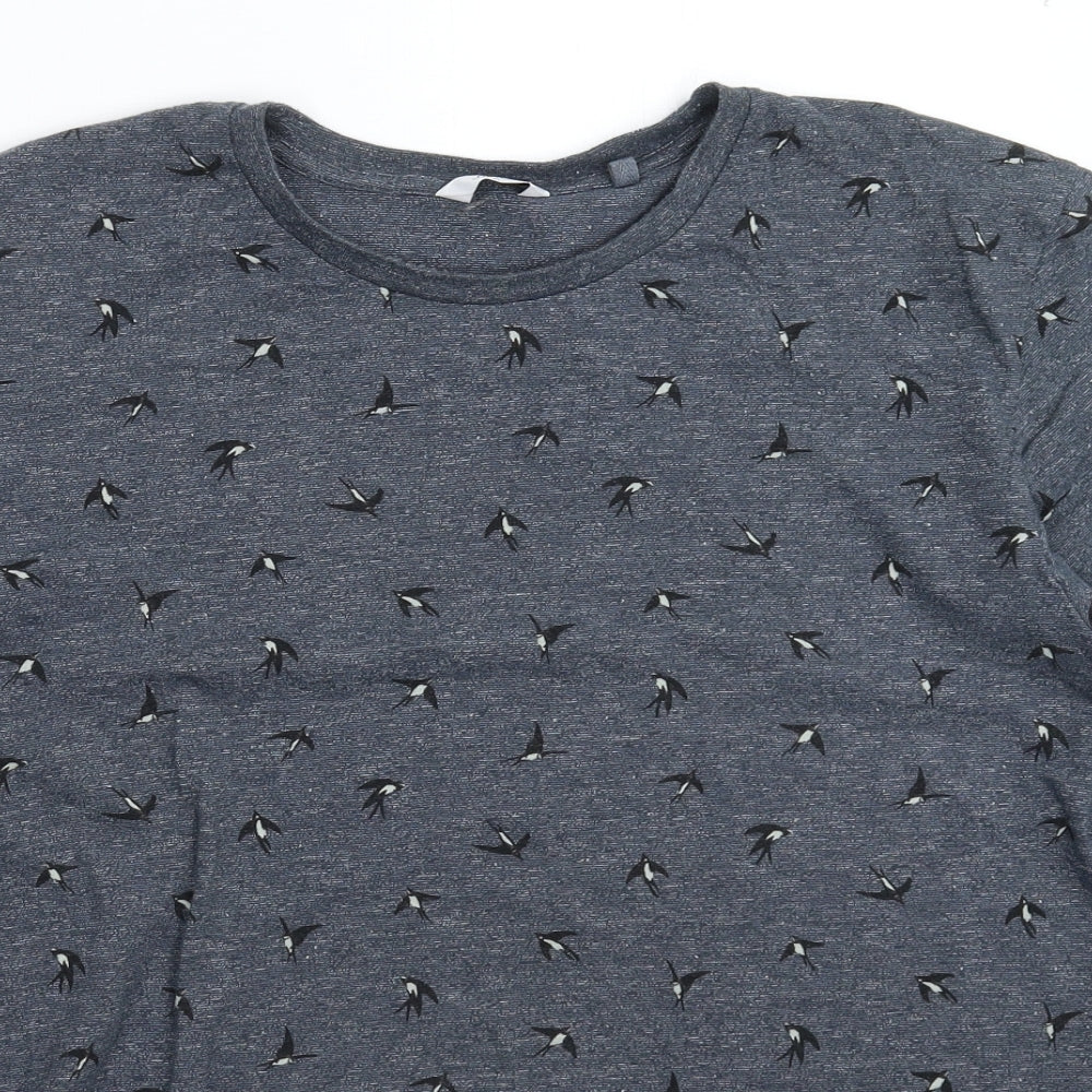 NEXT Mens Grey    T-Shirt Size XL