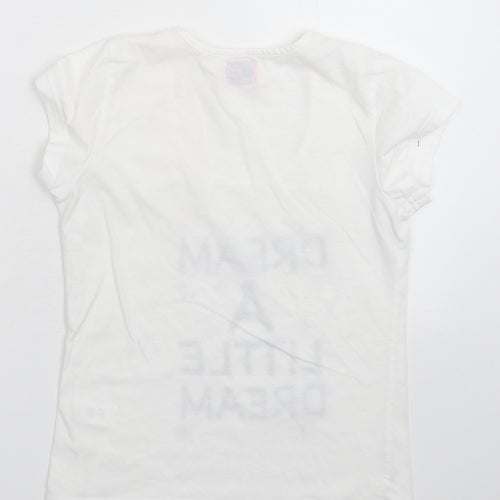 Adore Womens White   Basic T-Shirt Size S