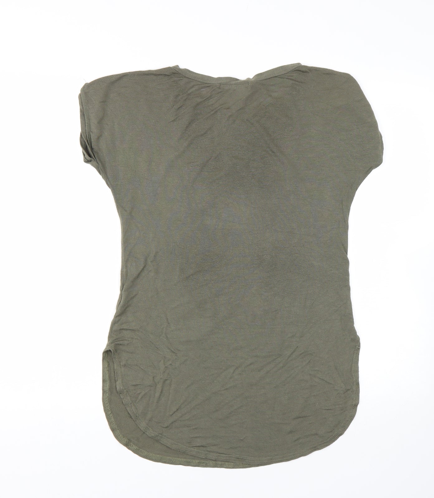 Sophia Mirza Womens Green   Basic T-Shirt Size M  - Skull