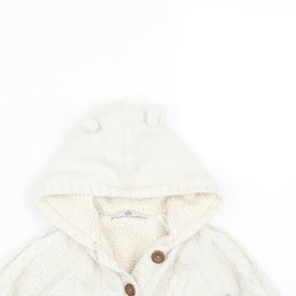 M&S Baby Beige   Cardigan Jumper Size 18-24 Months
