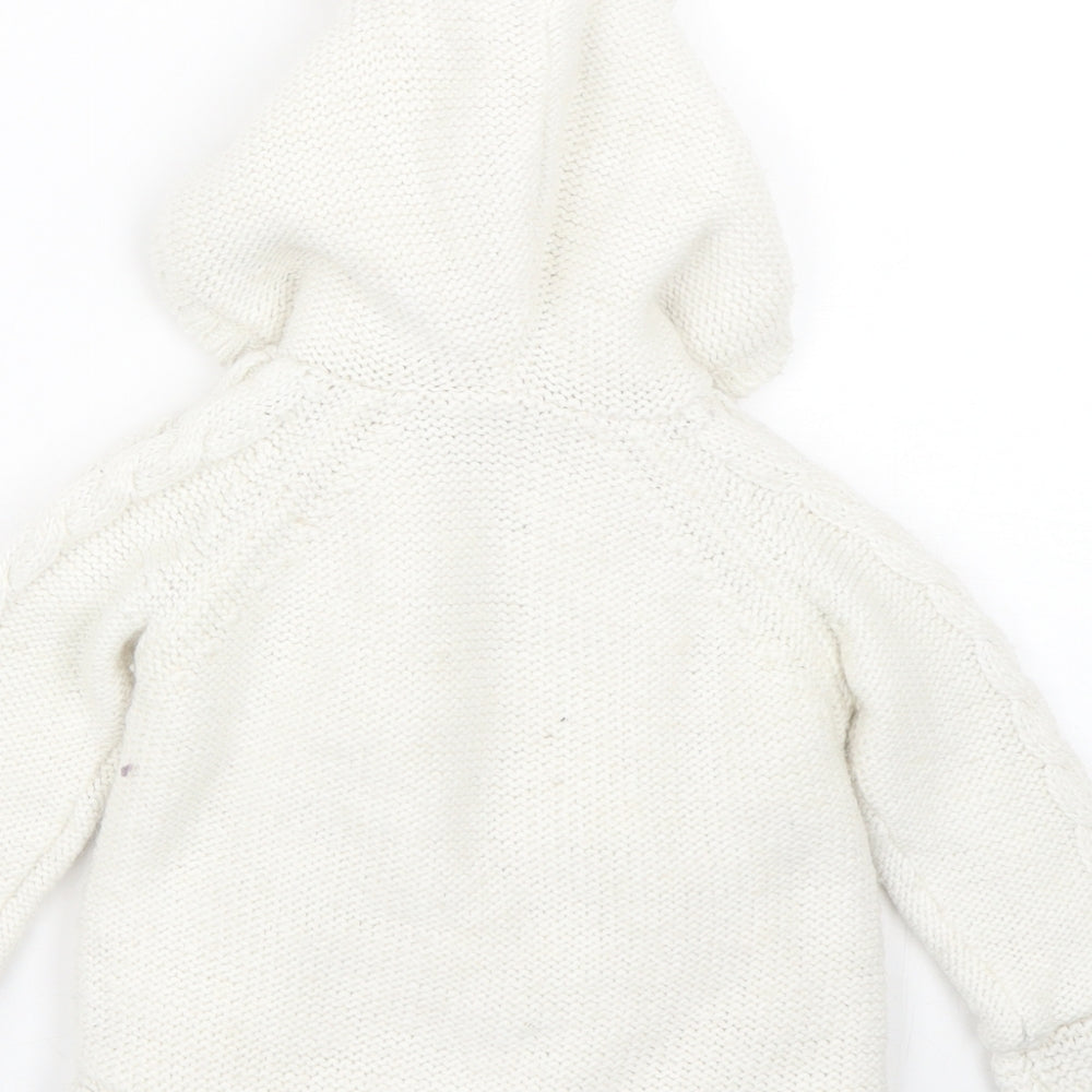 M&S Baby Beige   Cardigan Jumper Size 18-24 Months